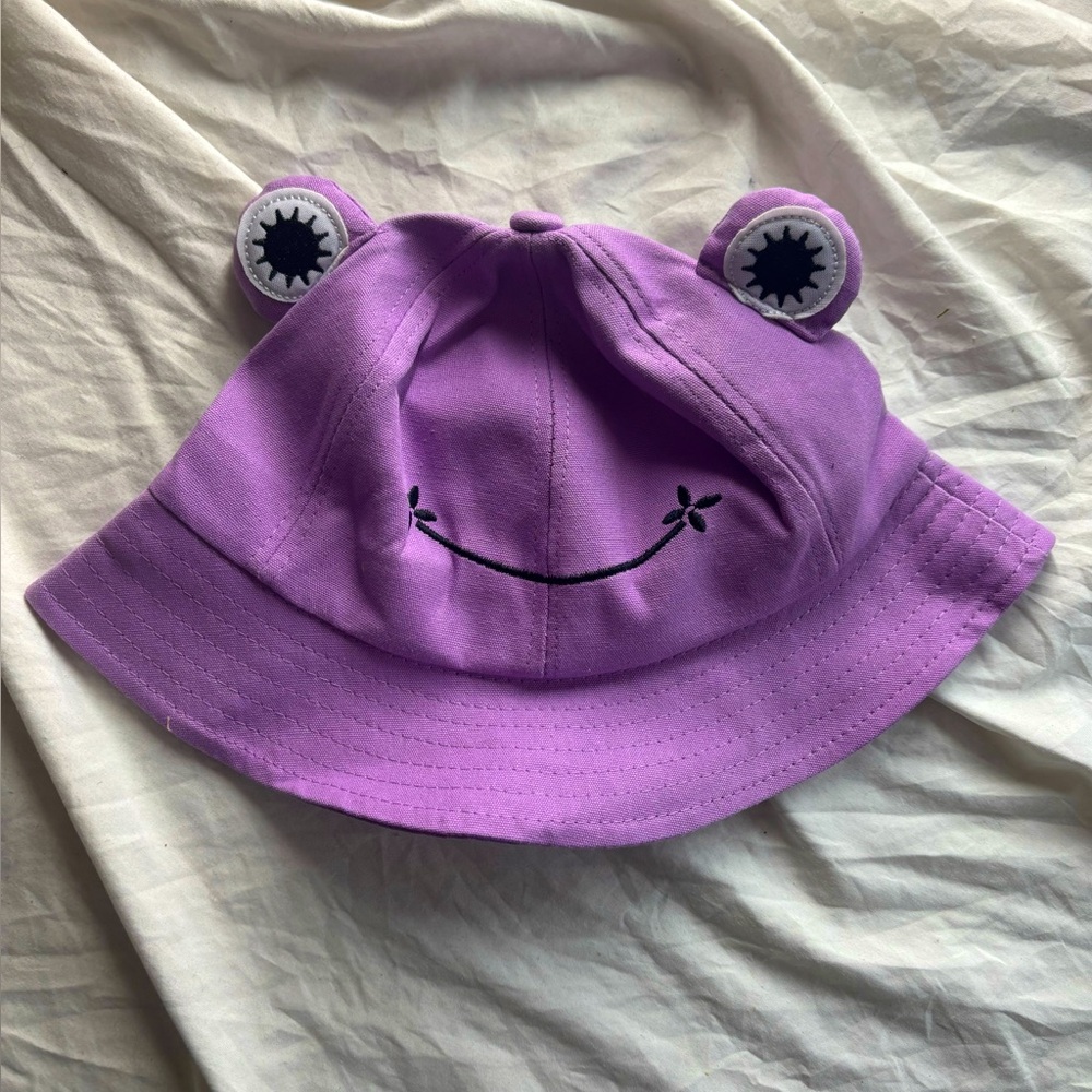 Adorable Frog Bucket Hat for everyday fun costume or Halloween  Purple